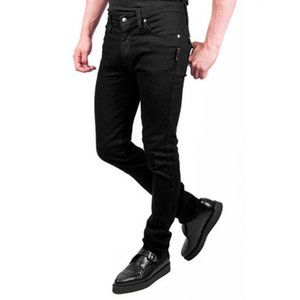 Men's size 30 Black Slim Skinny Jeans Trash and Vaudeville Tripp NYC 33" inseam